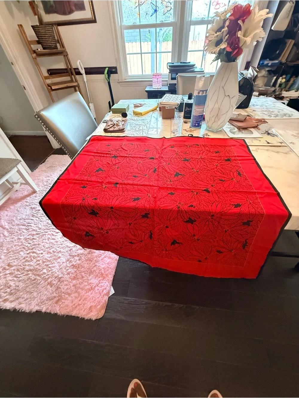 Dior vibrant red